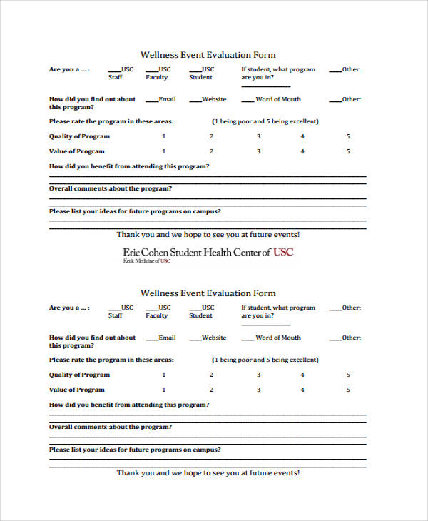 wellness event evaluation form1