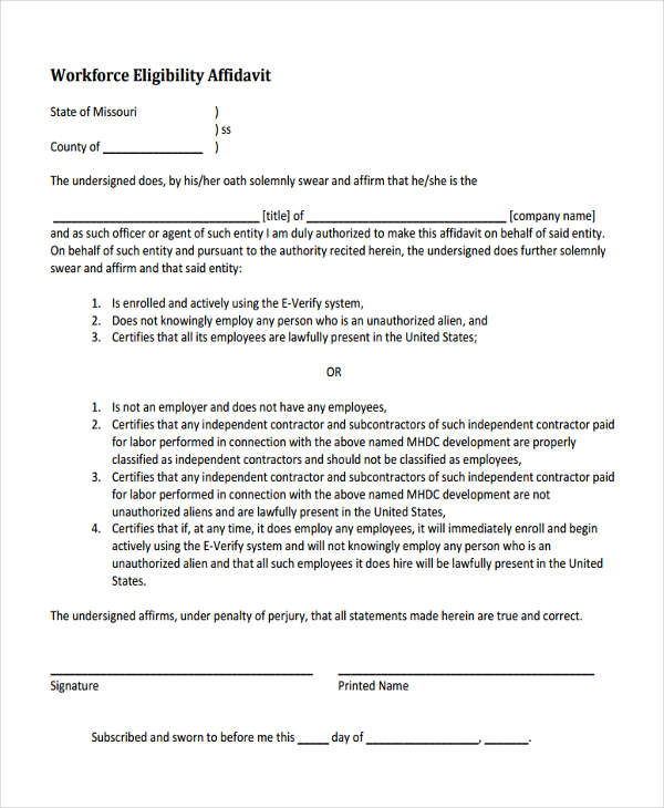 free-9-sample-eligibility-affidavit-forms-in-pdf-ms-word