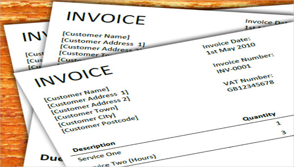 blank invoice templates