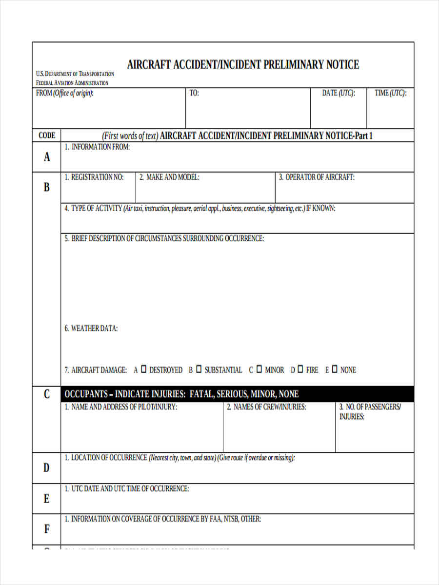 FREE 6+ Sample Preliminary Notice Forms in MS Word | PDF