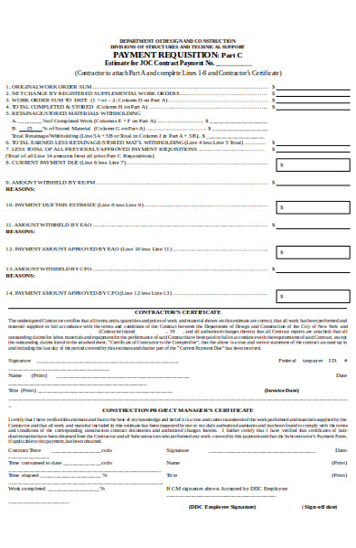 FREE 11+ Payment Requisition Form Samples, PDF, MS Word, Google Docs, Excel