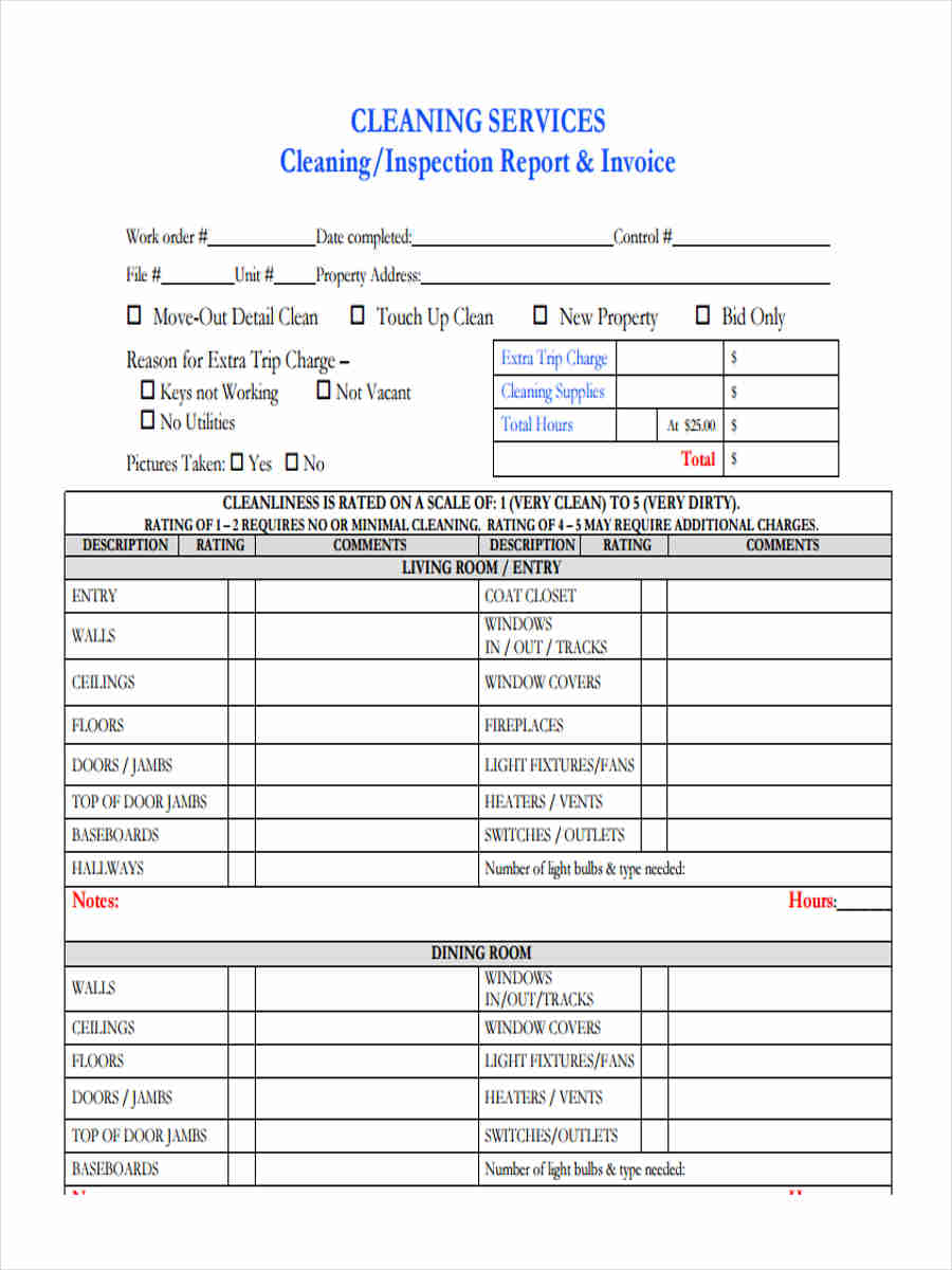 cleaning service invoice1
