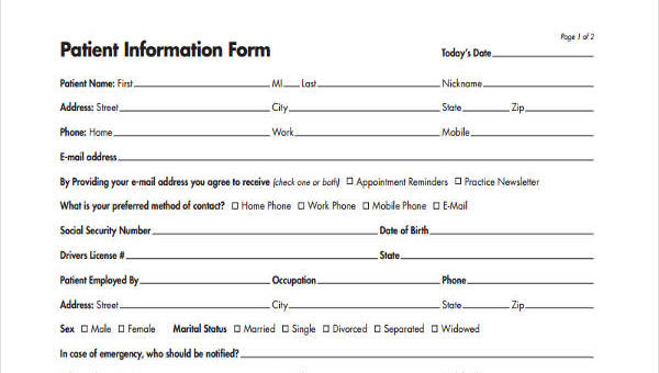 Information For The Patient Anciens Et R unions