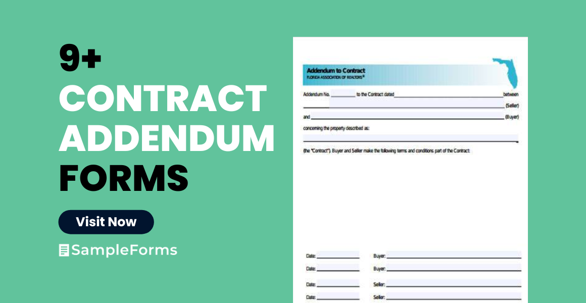 contract addendum form