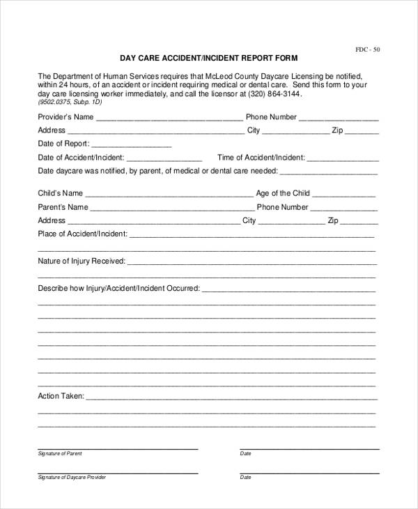 daycare report form1