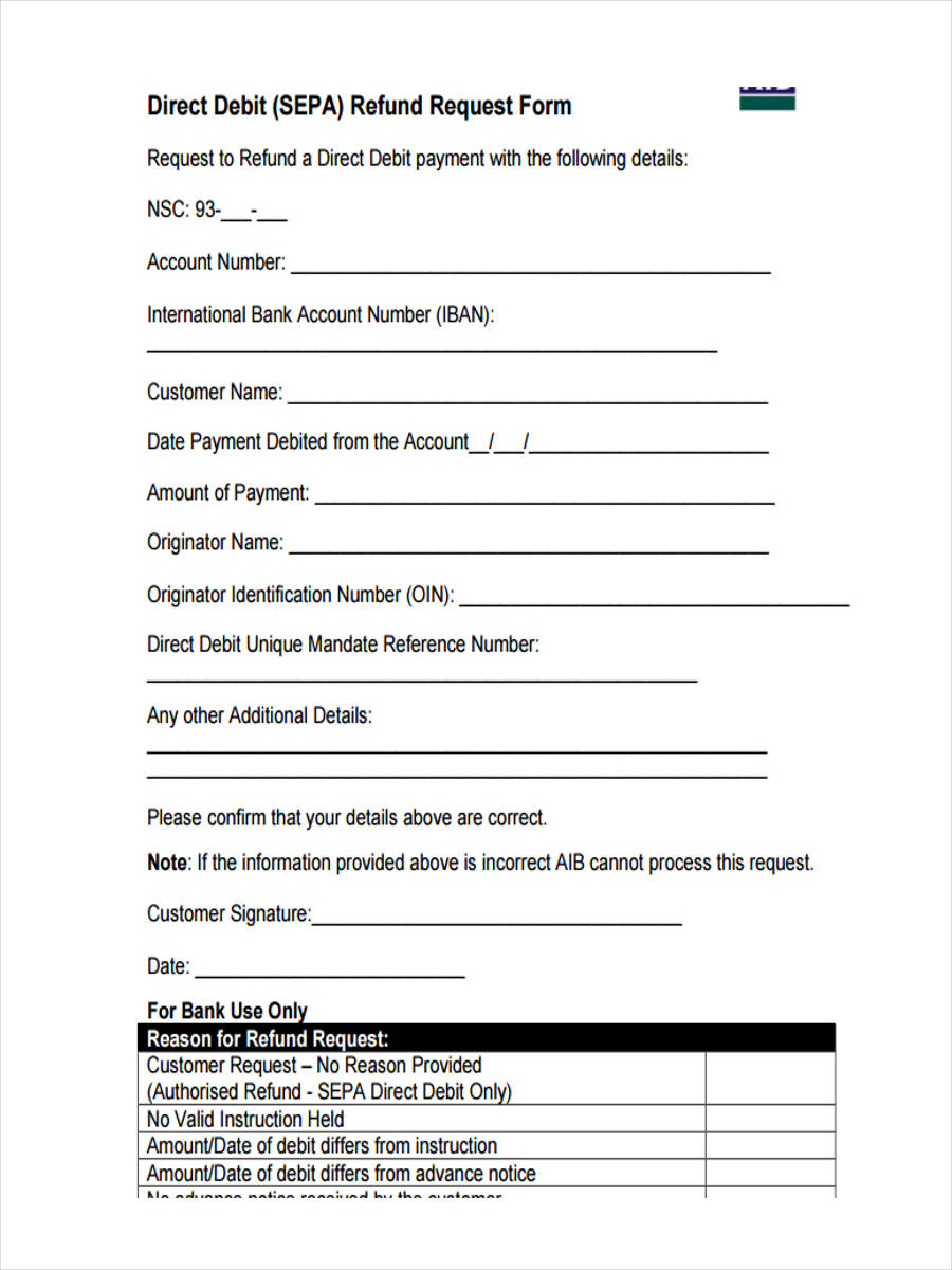 FREE 10+ Refund Request Forms in PDF Ms Word Excel