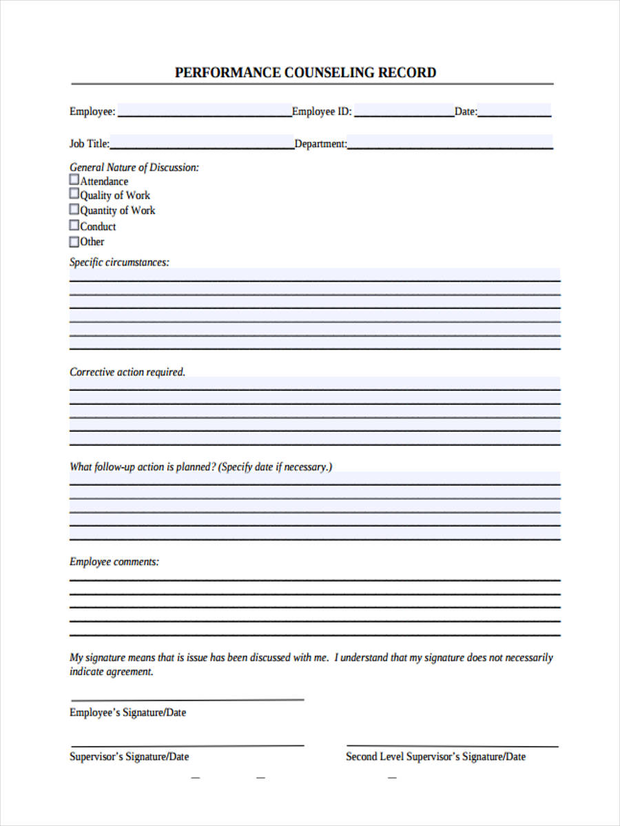 free-8-employee-counseling-forms-in-pdf