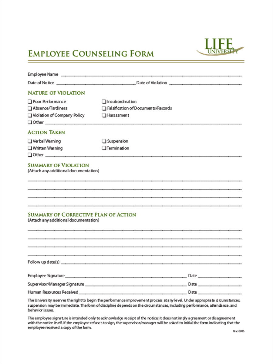 FREE 34+ Counselling Forms in PDF Ms Word