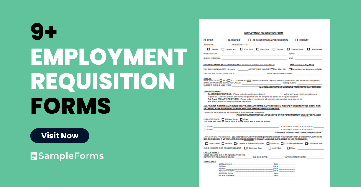 employment requisition form