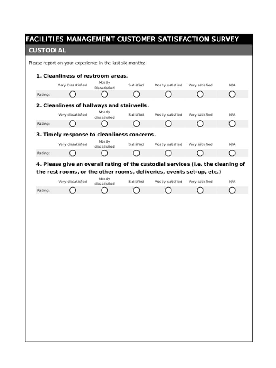 facilities customer form