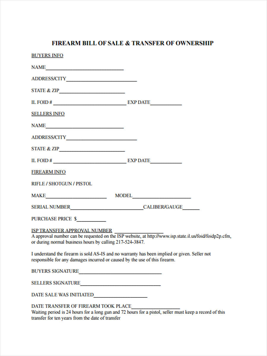 Printable Firearm Transfer Form State Of Virginia Printable Forms Free Online