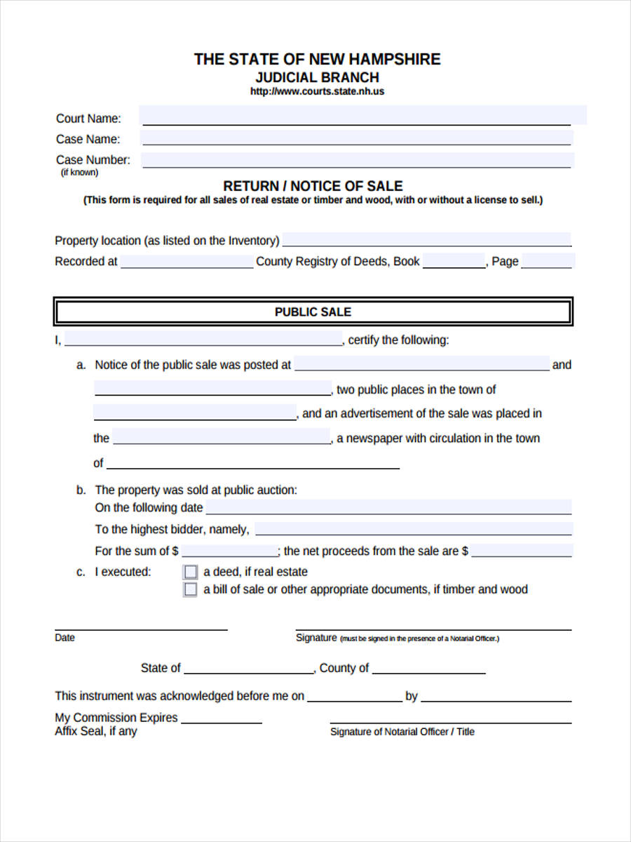 Free Printable Personal Property Bill Of Sale Template