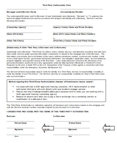 general third party authorization form