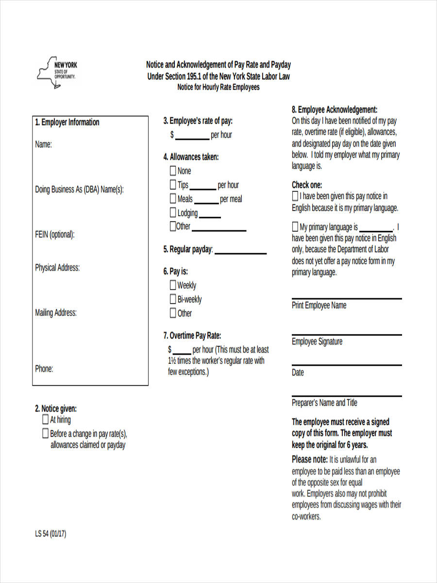 FREE 9+ Sample Notice to Employee Forms in PDF | Ms Word