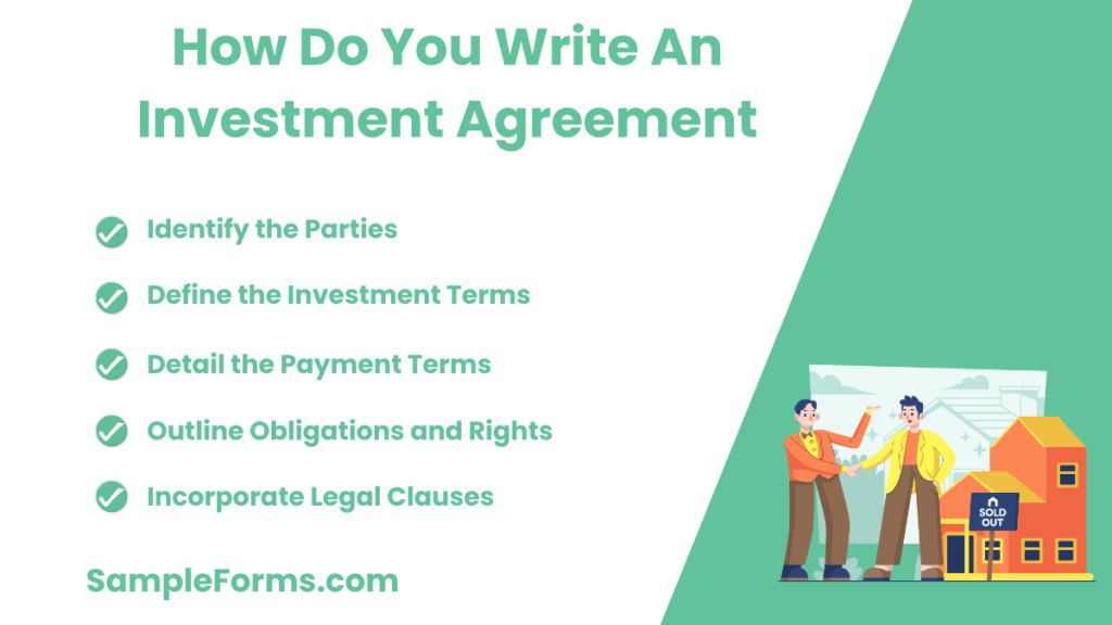 how do you write an investment agreement 1024x576