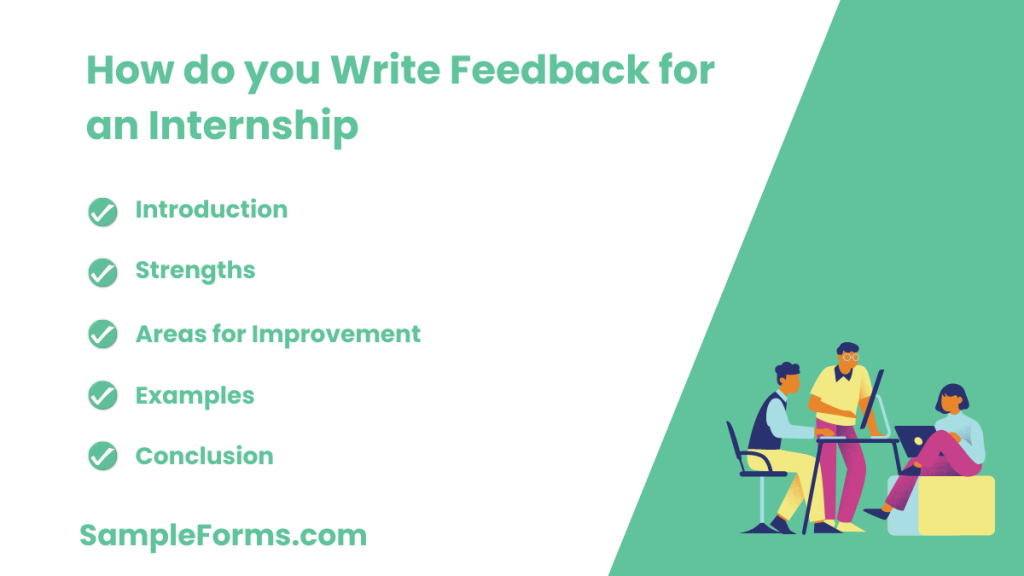 how do you write feedback for an internship 1024x576