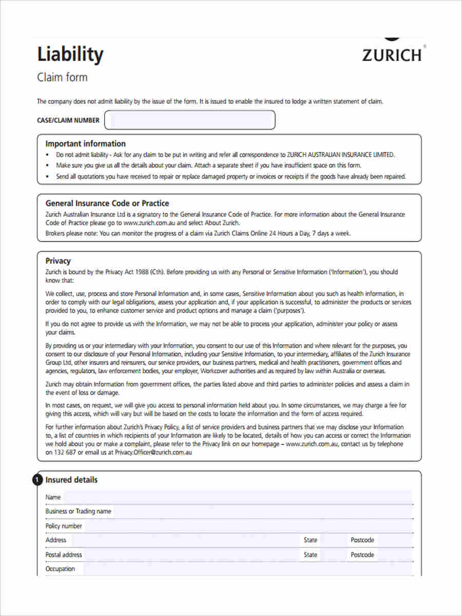 Insurance Form : insurance_form.jpg - These forms will help you conduct ...