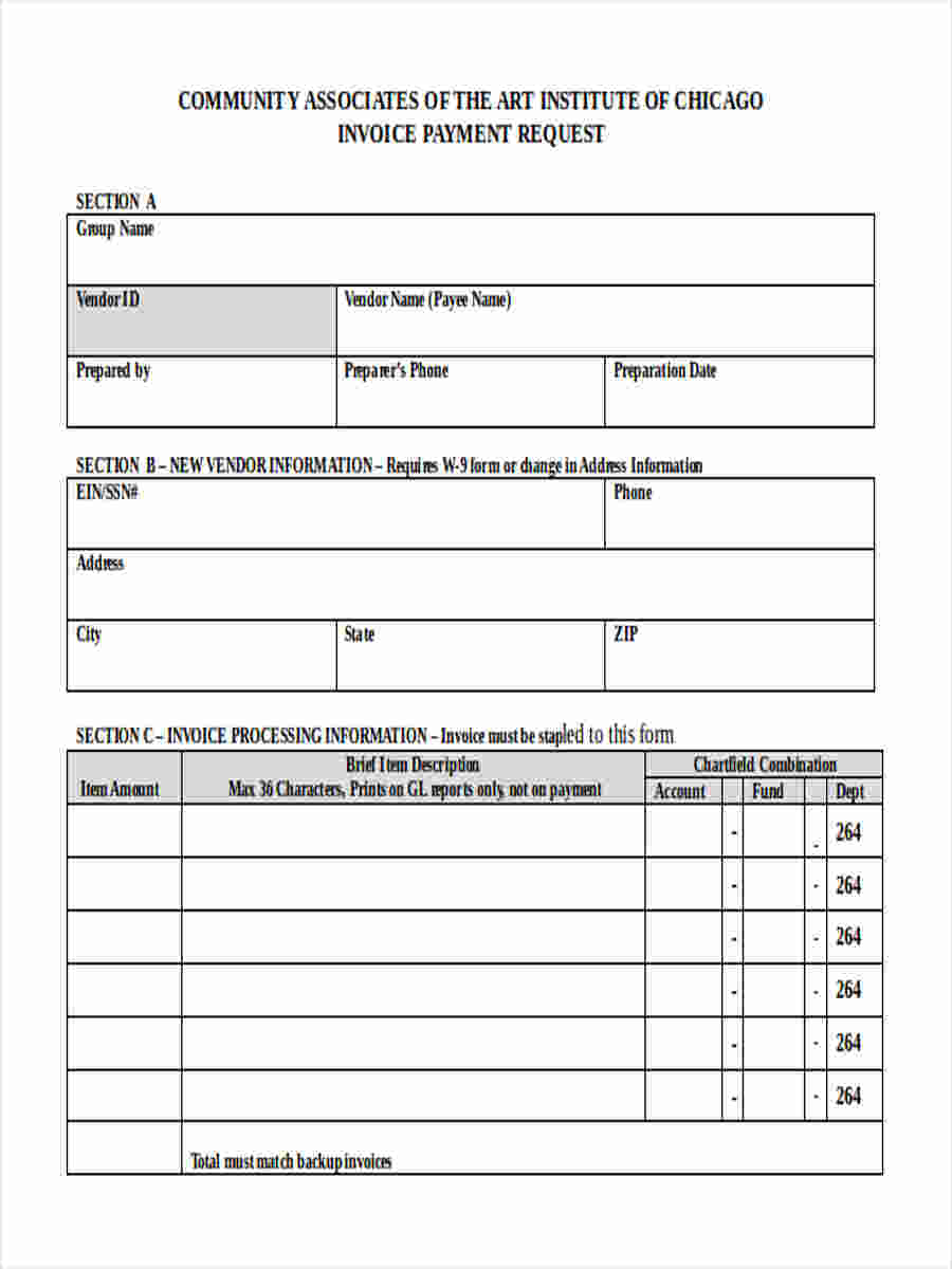 Invoice Requist Sample FREE 9+ Invoice Request Forms in MS Word | PDF | Excel