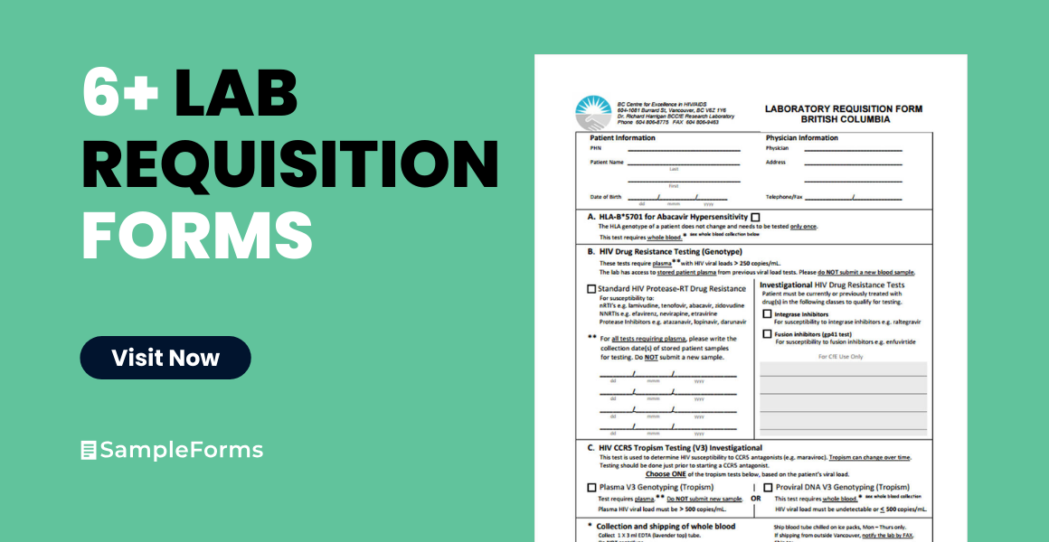 lab requisition form