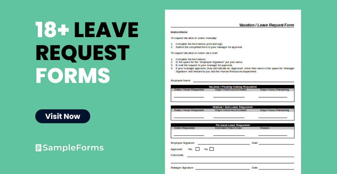 leave request forms