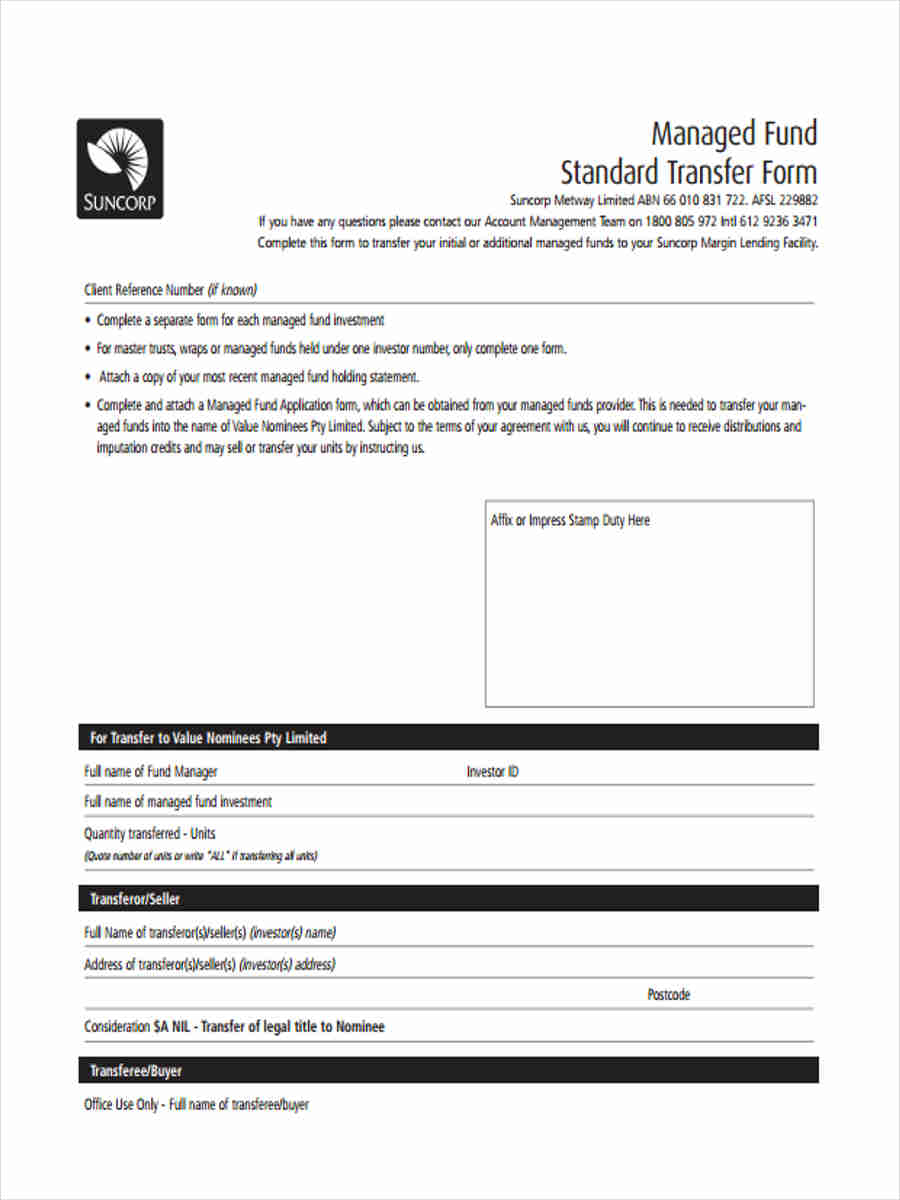 Aao transfer form word document