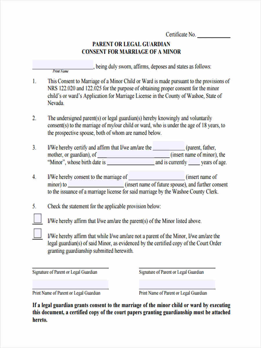 legal age for marriage without consent in california