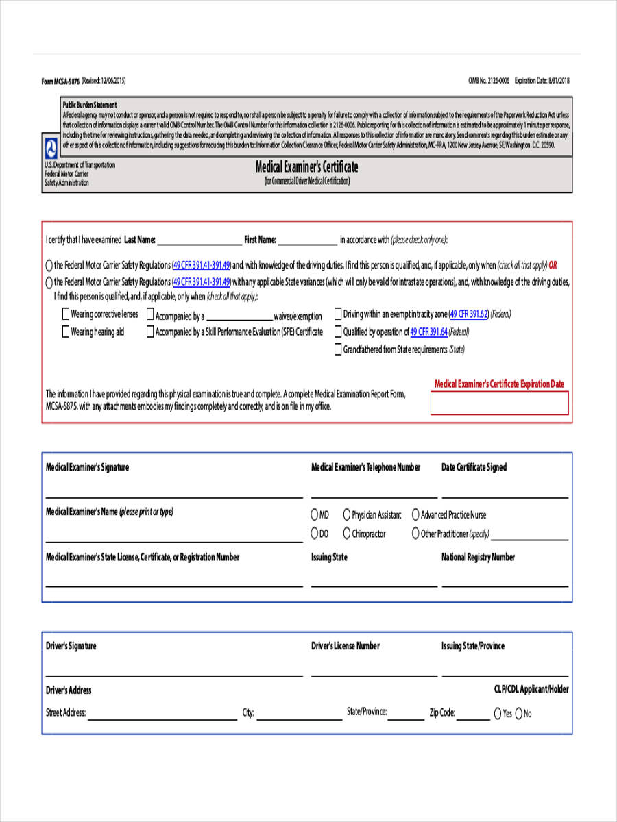 4 Best Images Of Printable Dot Medical Card Dot Medic vrogue.co