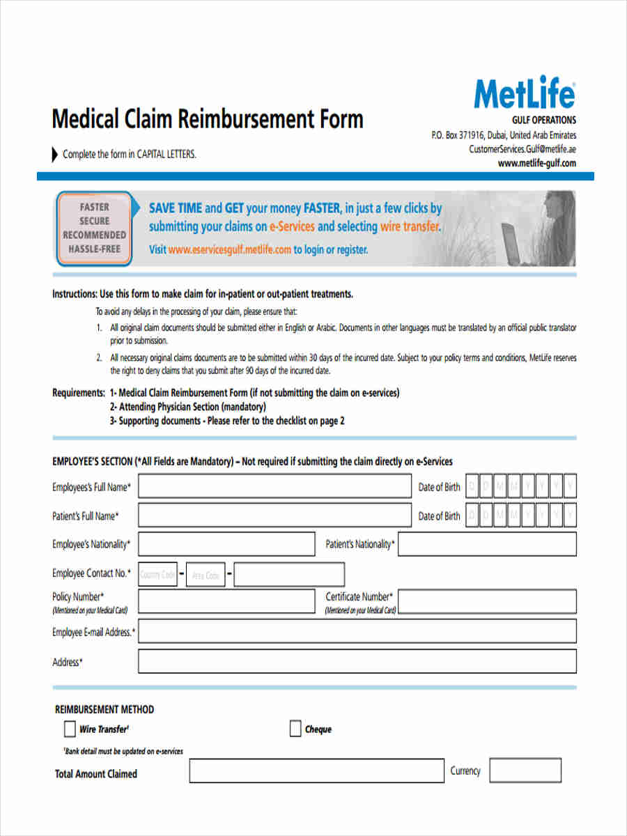 free-6-claim-reimbursement-forms-in-ms-word-pdf-excel