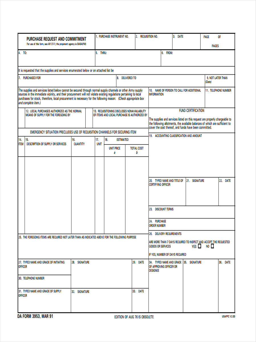 FREE 8+ Supply Requisition Forms in PDF | Excel