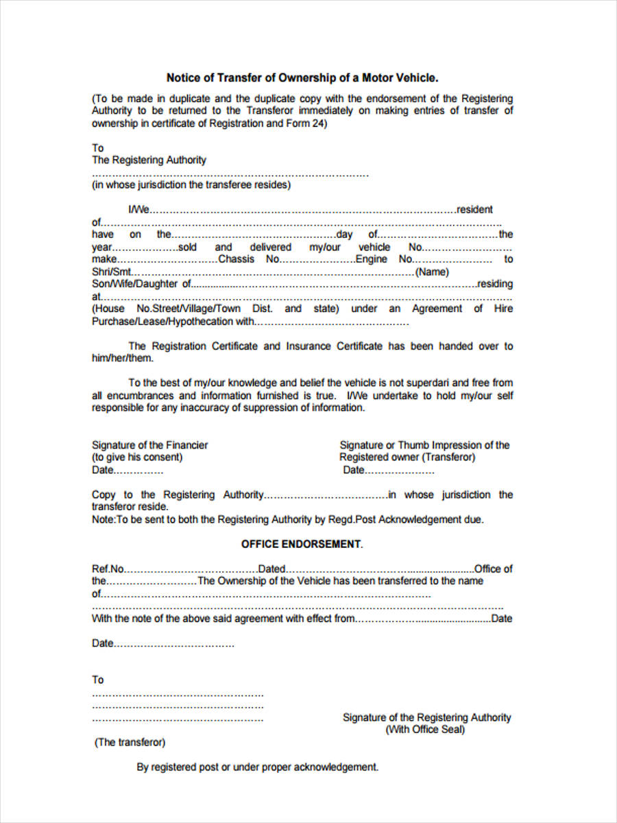 free-5-vehicle-transfer-forms-in-pdf-excel