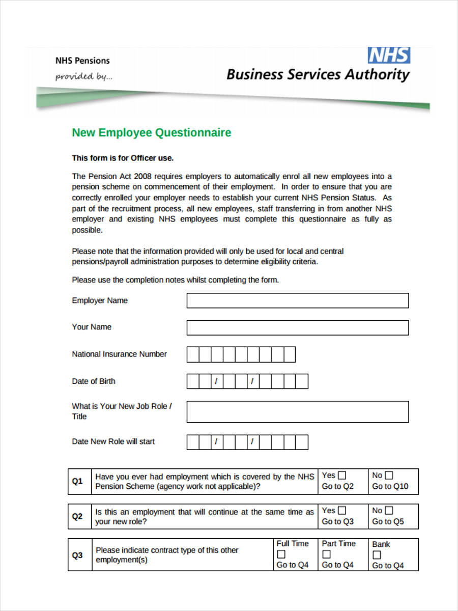 new employee questionnaire1