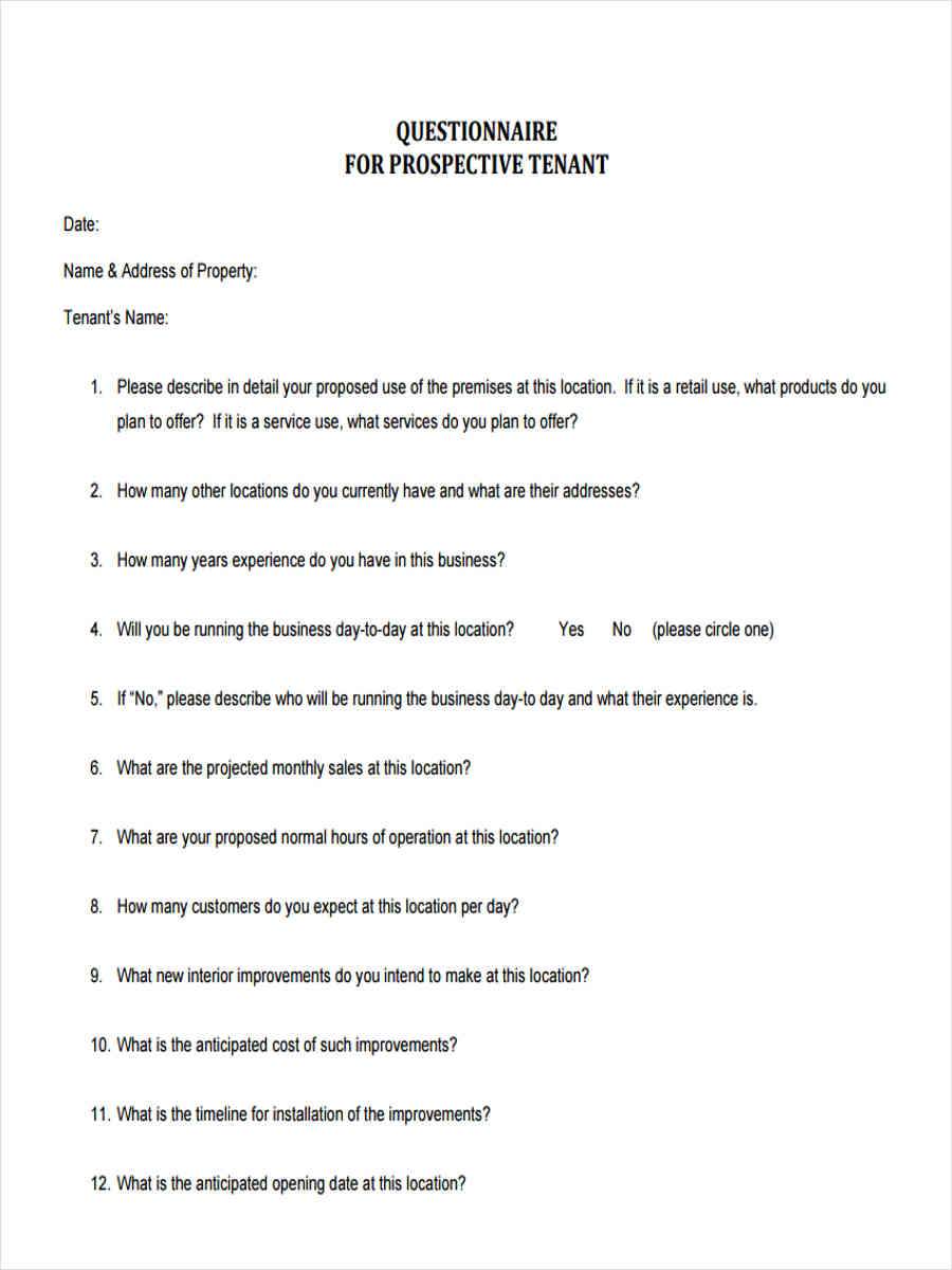 new tenant questionnaire1