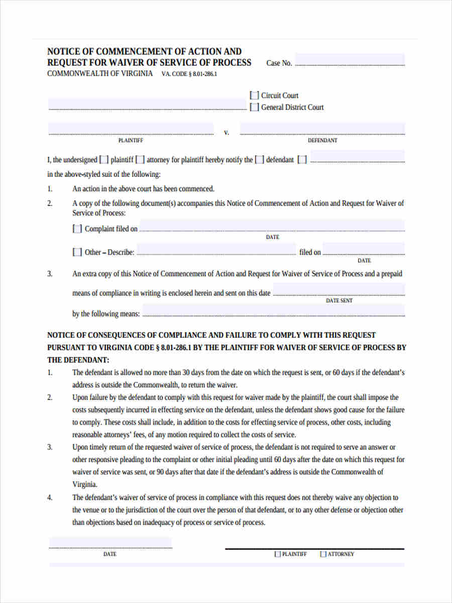 FREE 7+ Notice of Commencement Forms in PDF | Ms Word