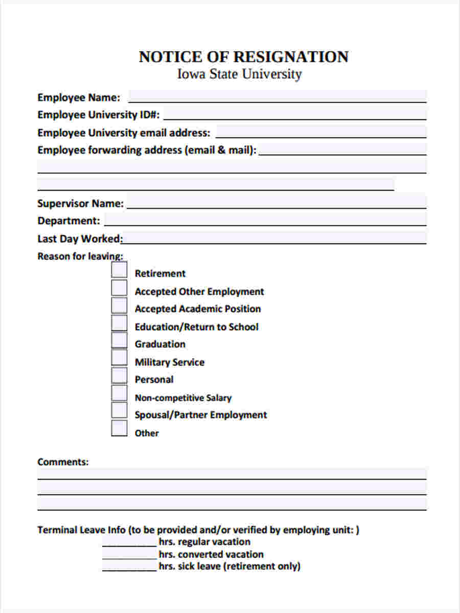 Notice To Quit Form Uk