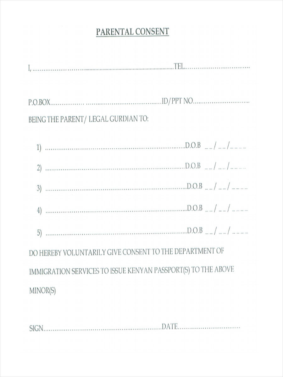 free-11-parental-consent-forms-in-pdf-ms-word-excel