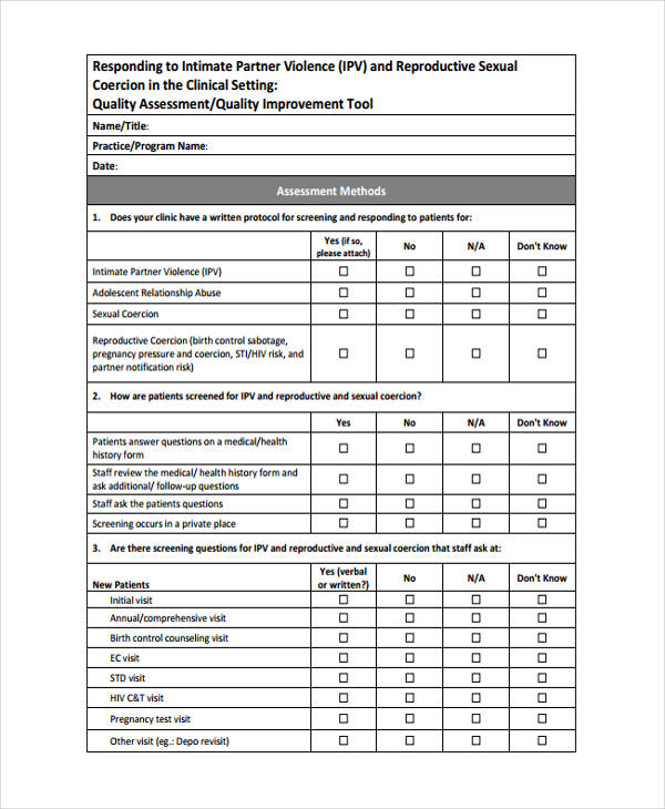 patient health quality assessment form1