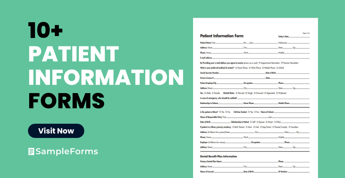 patient information formss