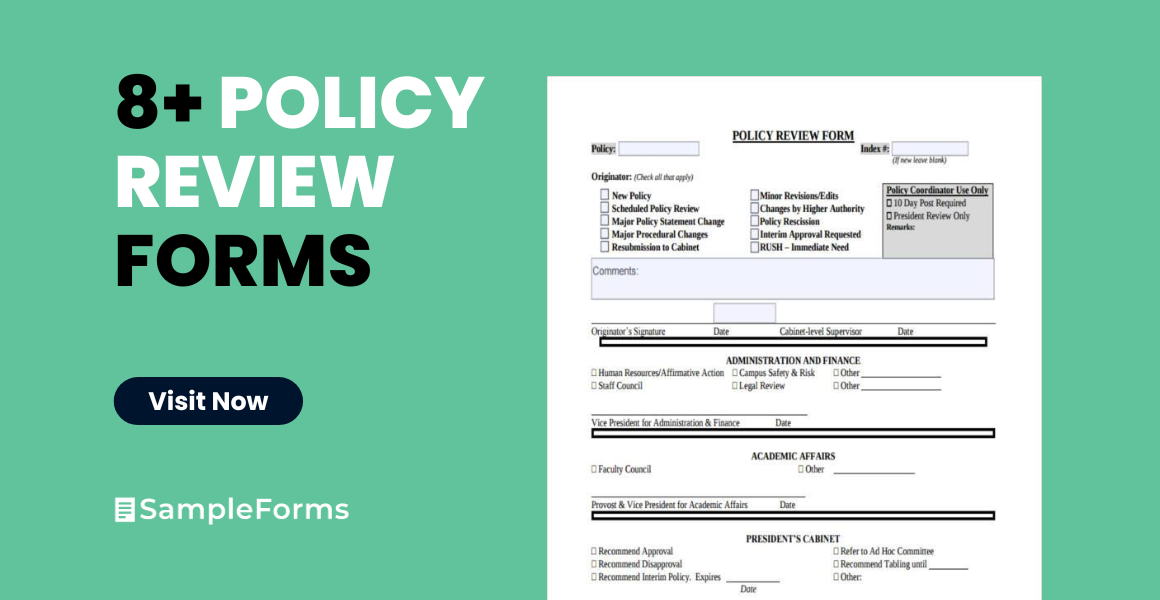 policy review form