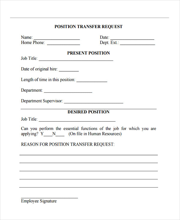position transfer