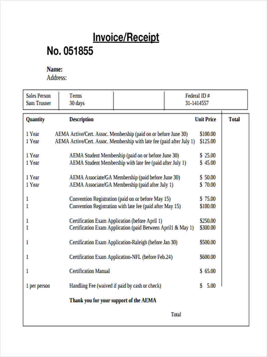 free 8 printable invoice forms in ms word pdf excel