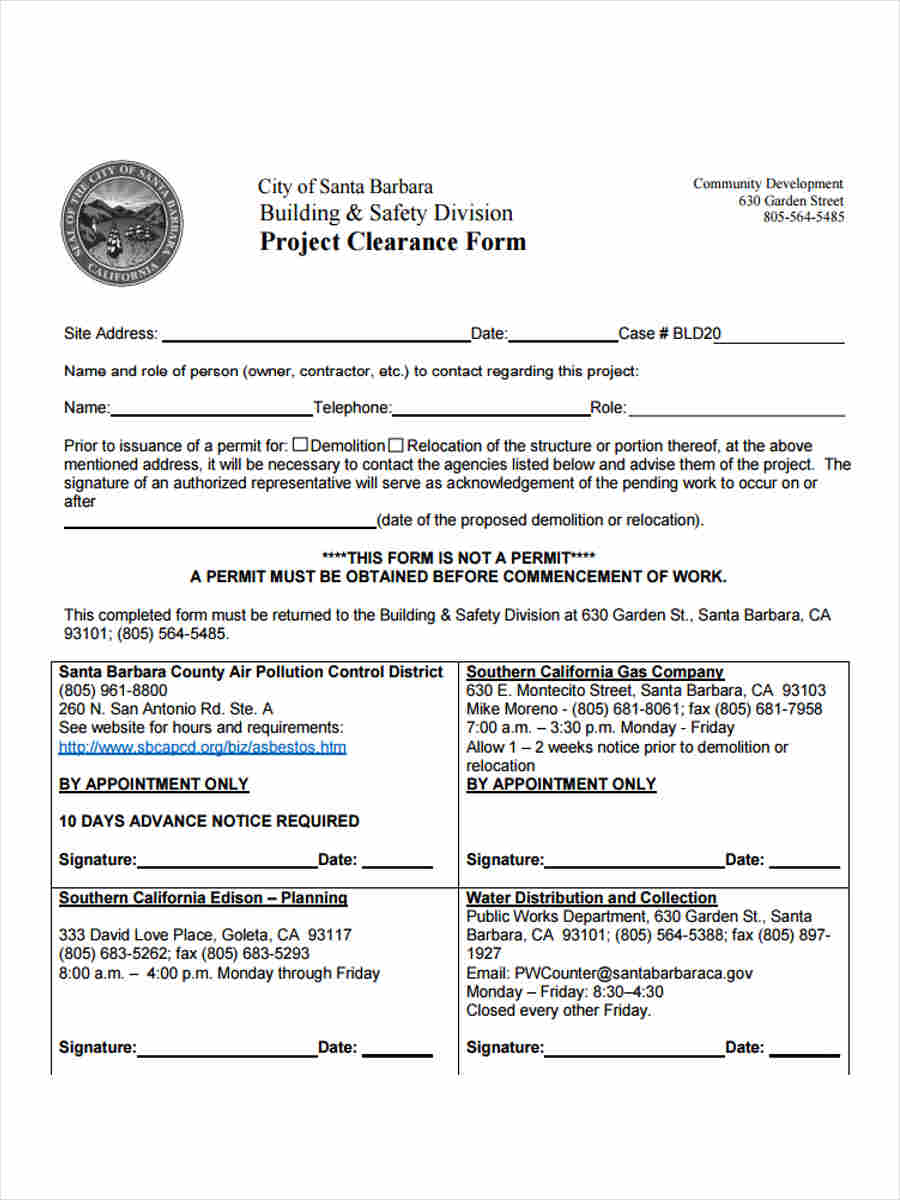 FREE 6+ Company Clearance Samples in PDF