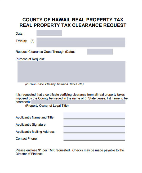 FREE 32+ Clearance Form Examples in PDF MS Word
