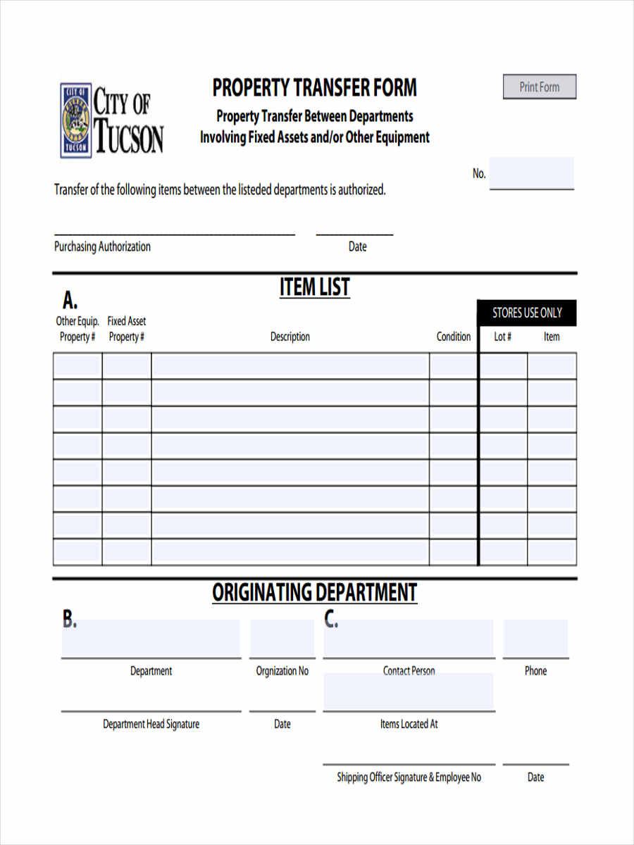 FREE 5+ Accounting Transfer Forms in PDF