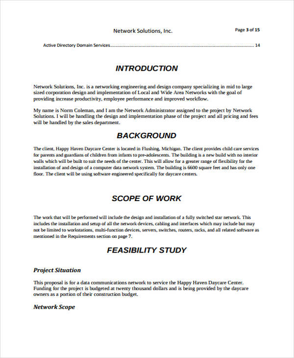 Contoh Proposal Network Design - Tracy Notes