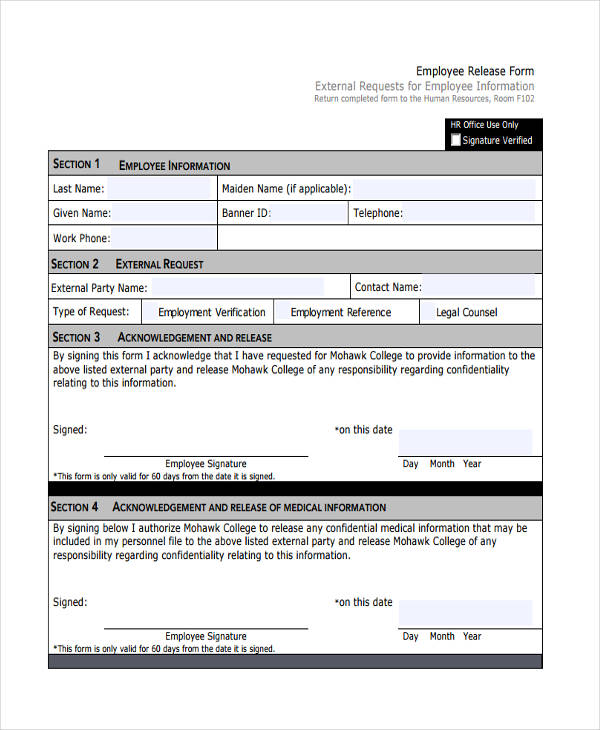 FREE 19+ Sample General Release of Information Forms in PDF | Ms Word