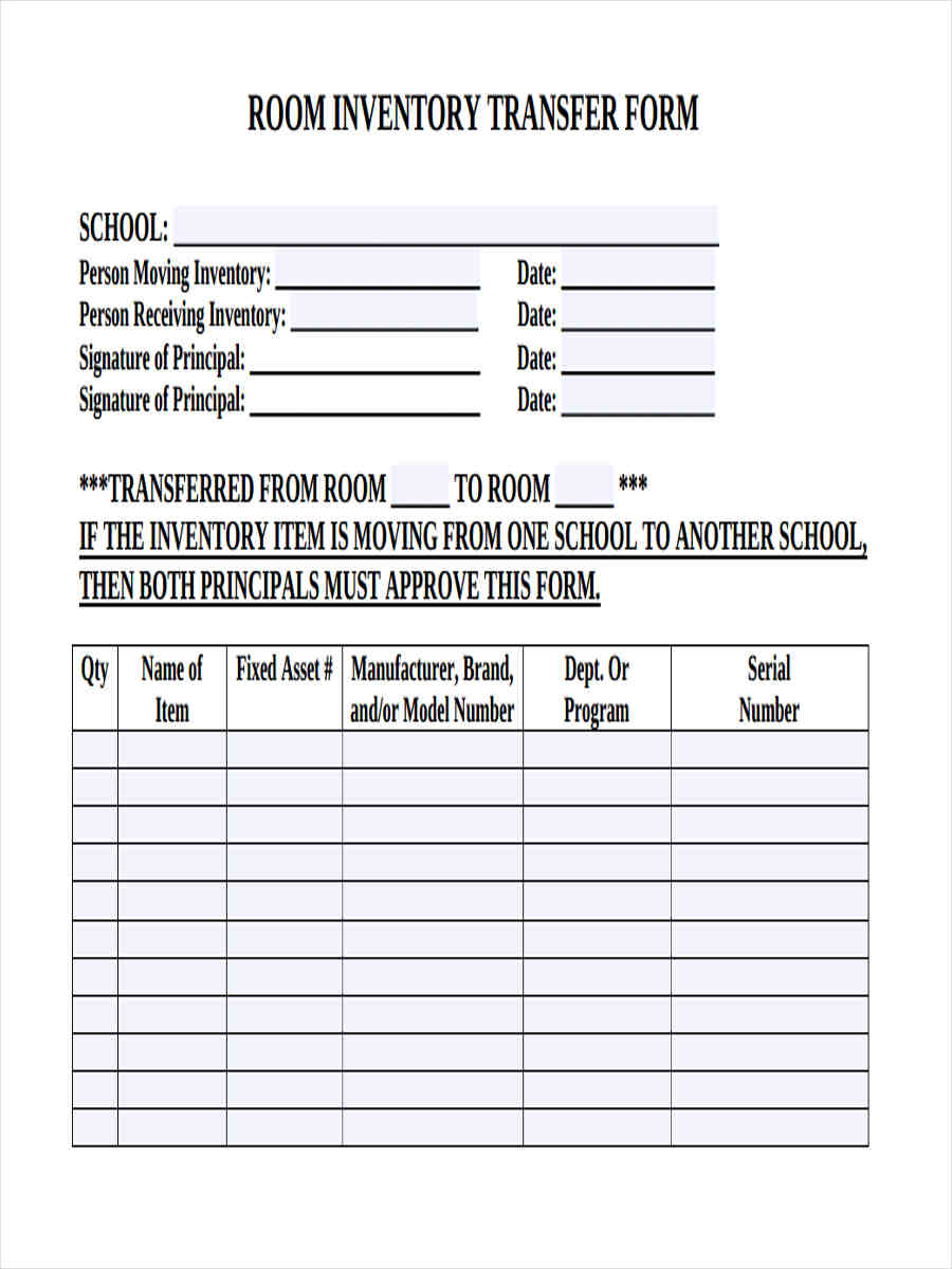 FREE 7+ Inventory Transfer Forms in MS Word PDF Excel