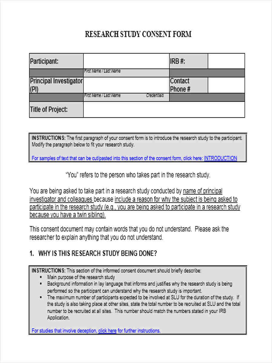 FREE 9+ Model Consent Forms in MS Word | PDF