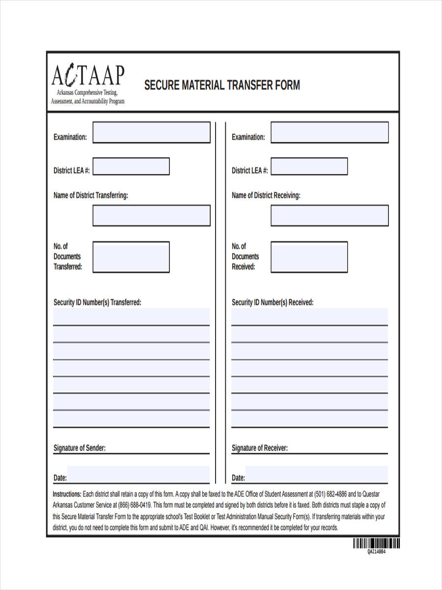 FREE 9+ School Transfer Forms in PDF MS Word Excel