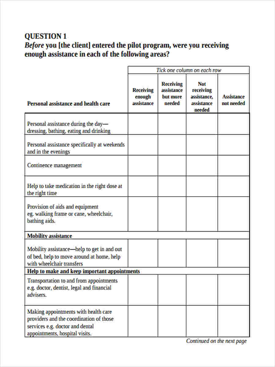 social assistance client satisfaction