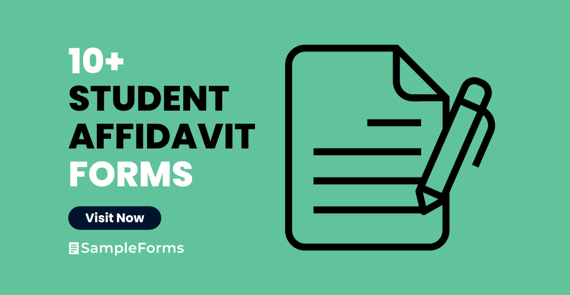 student affidavit forms